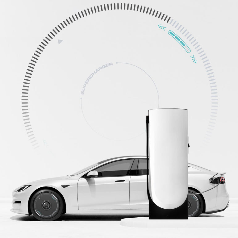 HALODISC 2 Tesla Wheel Covers丨Super Charging Aftermarket Carbon Fiber Part / Bodykit - Robot Bodykits