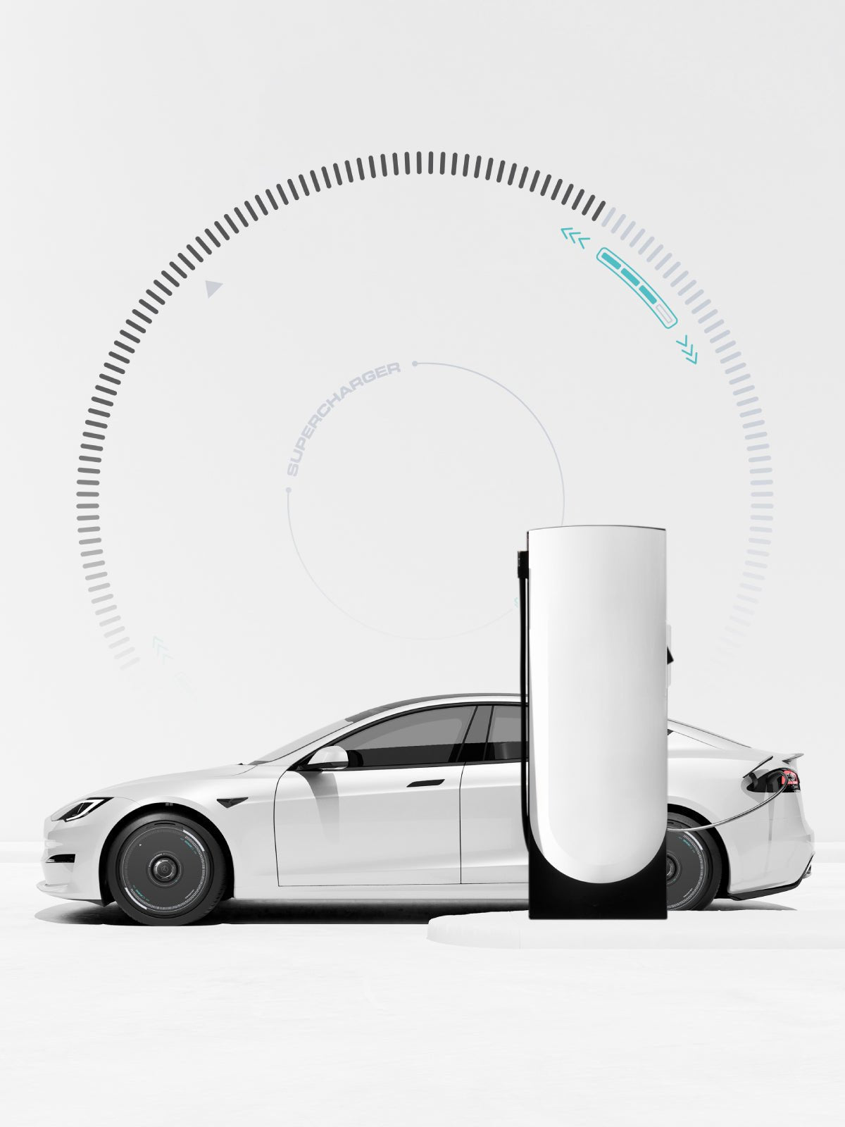 HALODISC 2 Tesla Wheel Covers丨Super Charging Aftermarket Carbon Fiber Part / Bodykit - Robot Bodykits