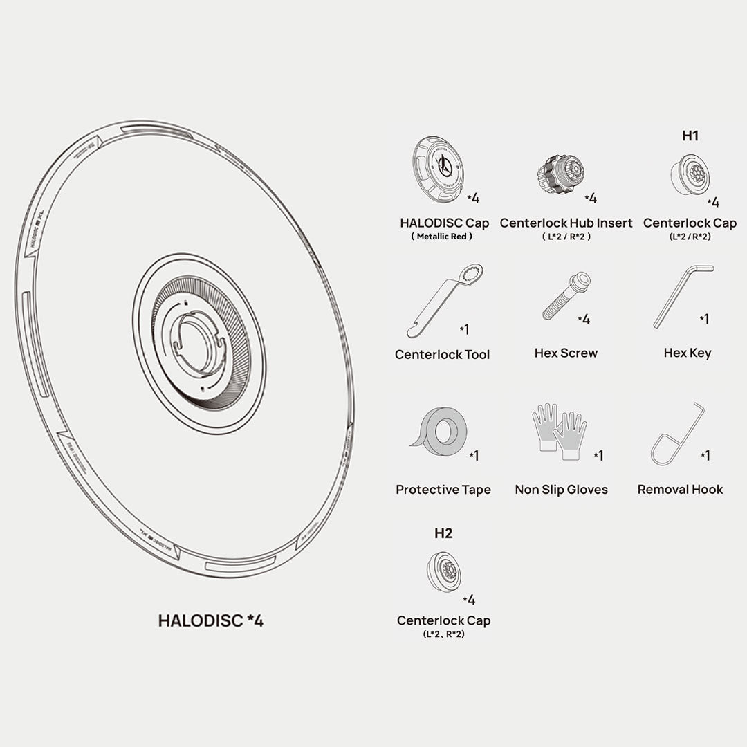HALODISC 2 Wheel Covers for Tesla | Custom Numbers Series BLACK Aftermarket Carbon Fiber Part / Bodykit - Robot Bodykits