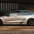 HALODISC 2 Wheel Covers for Tesla | Custom Numbers Series BLACK Aftermarket Carbon Fiber Part / Bodykit - Robot Bodykits