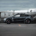 HALODISC 2 Wheel Covers for Tesla | Custom Numbers Series BLACK Aftermarket Carbon Fiber Part / Bodykit - Robot Bodykits
