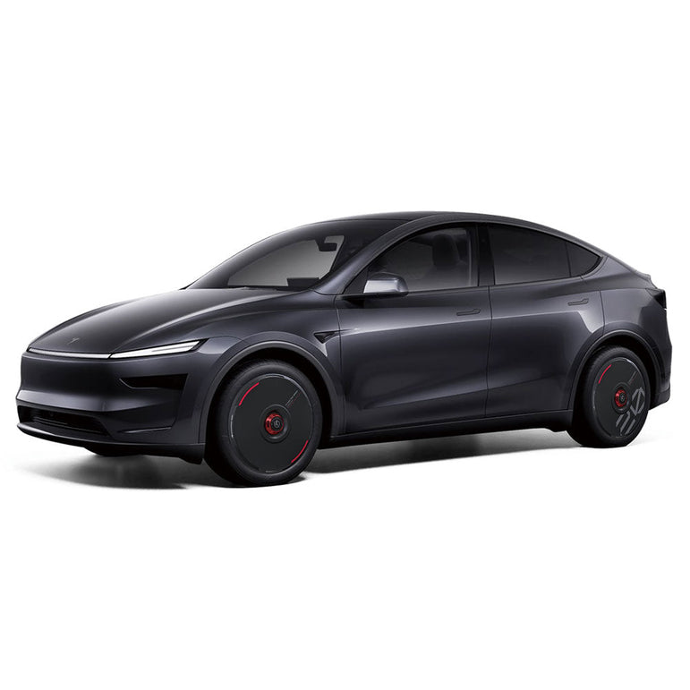 HALODISC 2 Wheel Covers for Tesla | Custom Numbers Series Aftermarket Carbon Fiber Part / Bodykit - Robot Bodykits
