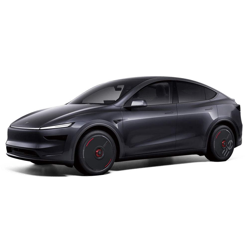 HALODISC 2 Wheel Covers for Tesla | Custom Numbers Series Aftermarket Carbon Fiber Part / Bodykit - Robot Bodykits