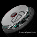 HALODISC 2 Wheel Covers for Tesla | Custom Numbers Series WHITE Aftermarket Carbon Fiber Part / Bodykit - Robot Bodykits