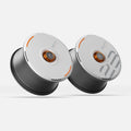 HALODISC 2 Wheel Covers for Tesla | Custom Numbers Series WHITE Aftermarket Carbon Fiber Part / Bodykit - Robot Bodykits
