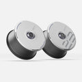 HALODISC 2 Wheel Covers for Tesla | Custom Numbers Series WHITE Aftermarket Carbon Fiber Part / Bodykit - Robot Bodykits