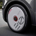 HALODISC 2 Wheel Covers for Tesla | Custom Numbers Series WHITE Aftermarket Carbon Fiber Part / Bodykit - Robot Bodykits