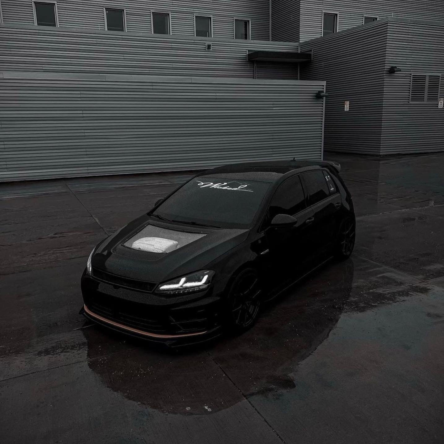 CMST Carbon Fiber PVC Glass Transparent Hood for Volkswagen GTI & Golf R & Golf MK7 MK7.5