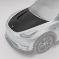 RevoZport Tesla Model Y 2021-2024 Carbon Fibre Hood / Bonnet