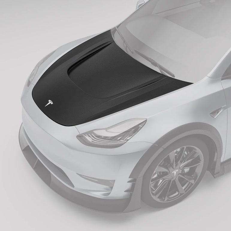 RevoZport Tesla Model Y 2021-2024 Carbon Fibre Hood / Bonnet