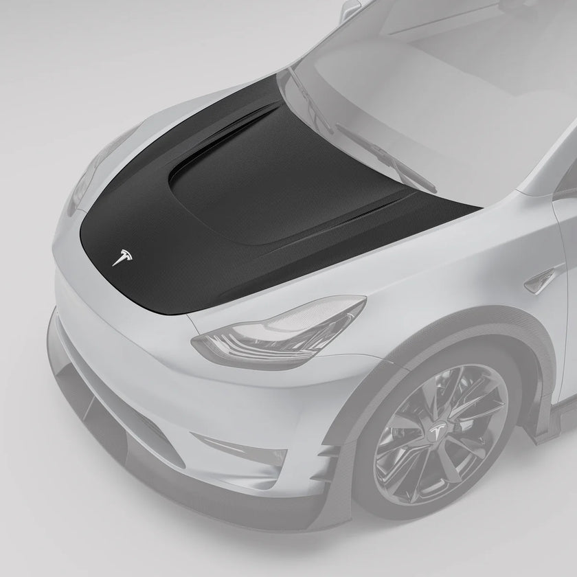 RevoZport Tesla Model Y 2021-2024 Carbon Fibre Hood / Bonnet