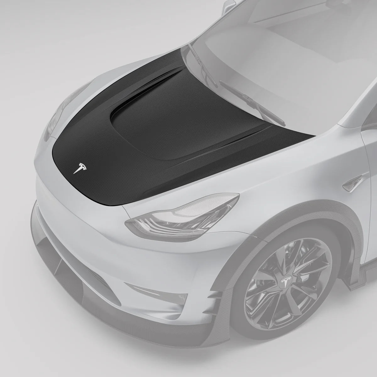 RevoZport Tesla Model Y 2021-2024 Carbon Fibre Hood / Bonnet