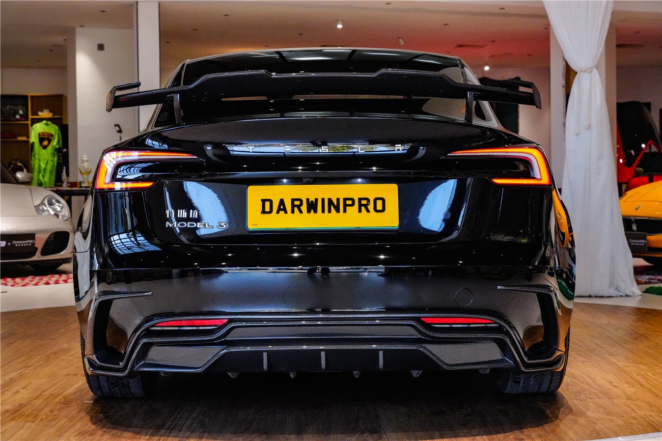 IMP Design Tesla Model 3 Highland RWD AWD Carbon Fiber Lilith Wing Aftermarket Carbon Fiber Part / Bodykit - Robot Bodykits