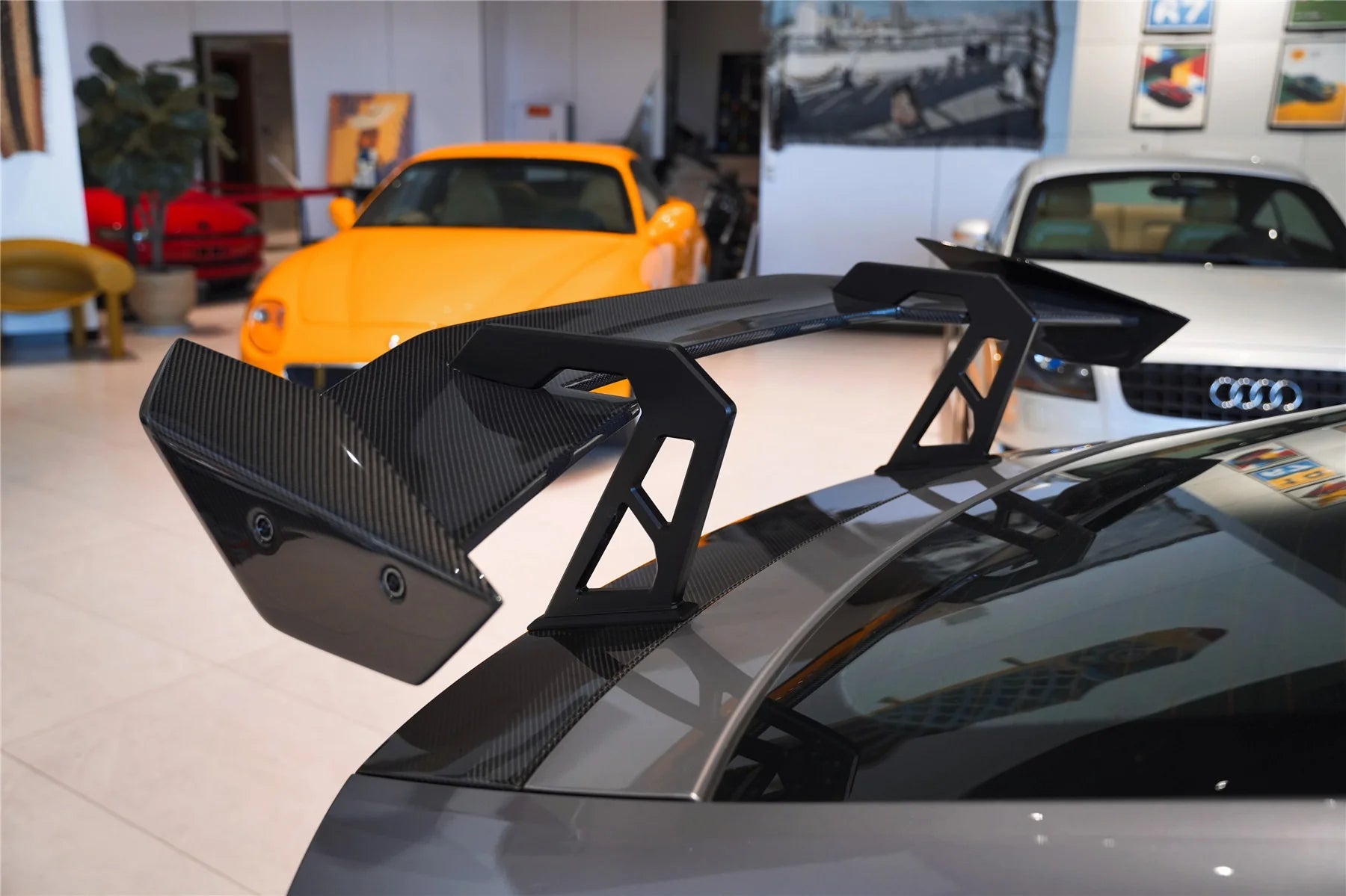 iMP Performance 2019 - 2025 2019 - 2024 Audi RS7 C8 Rear GT Wing Aftermarket Carbon Fiber Part / Bodykit - Robot Bodykits
