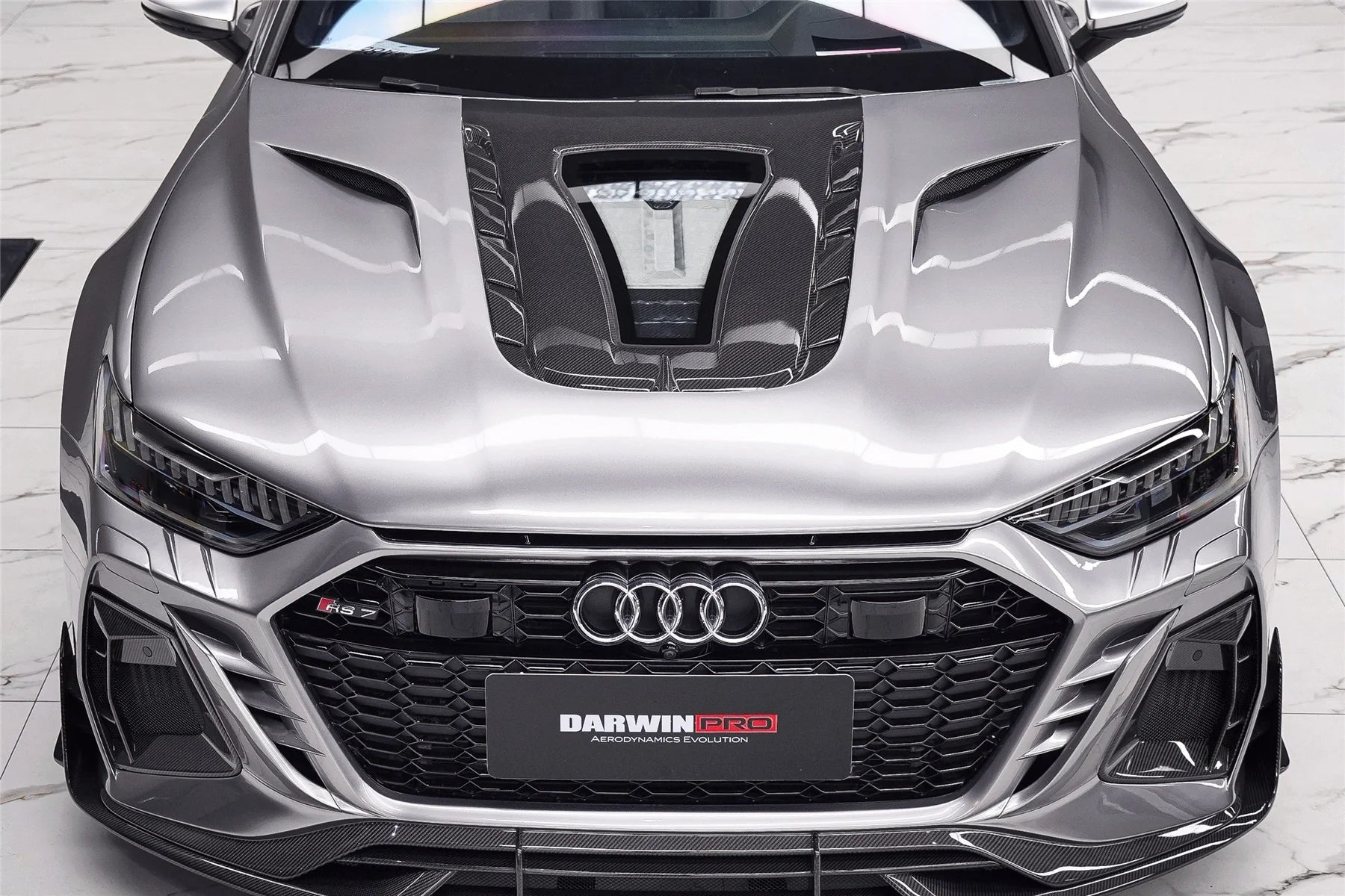 iMP Performance2019 - 2025 Audi RS7 A7 S7 C8 Quattro IMP Performance Hood Type 1 Aftermarket Carbon Fiber Part / Bodykit - Robot Bodykits