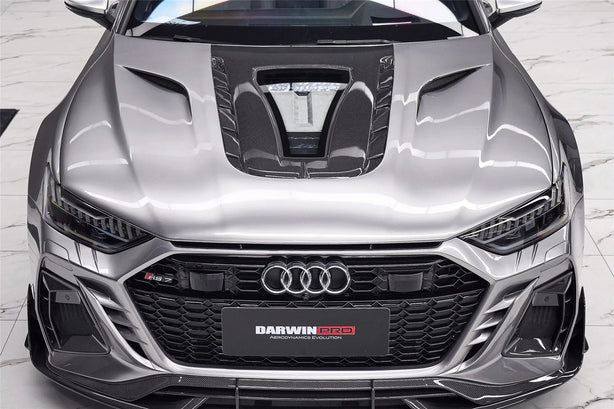 iMP Performance2019 - 2025 Audi RS7 A7 S7 C8 Quattro IMP Performance Hood Type 1 Aftermarket Carbon Fiber Part / Bodykit - Robot Bodykits
