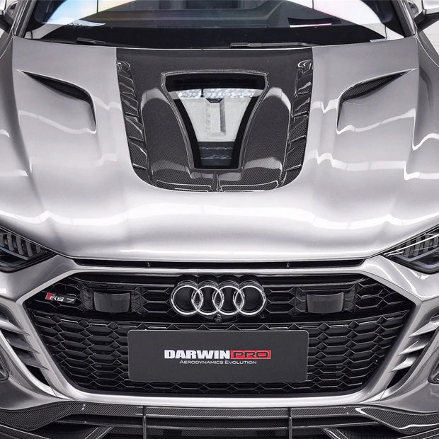 iMP Performance2019 - 2025 Audi RS7 A7 S7 C8 Quattro IMP Performance Hood Type 1 Aftermarket Carbon Fiber Part / Bodykit - Robot Bodykits