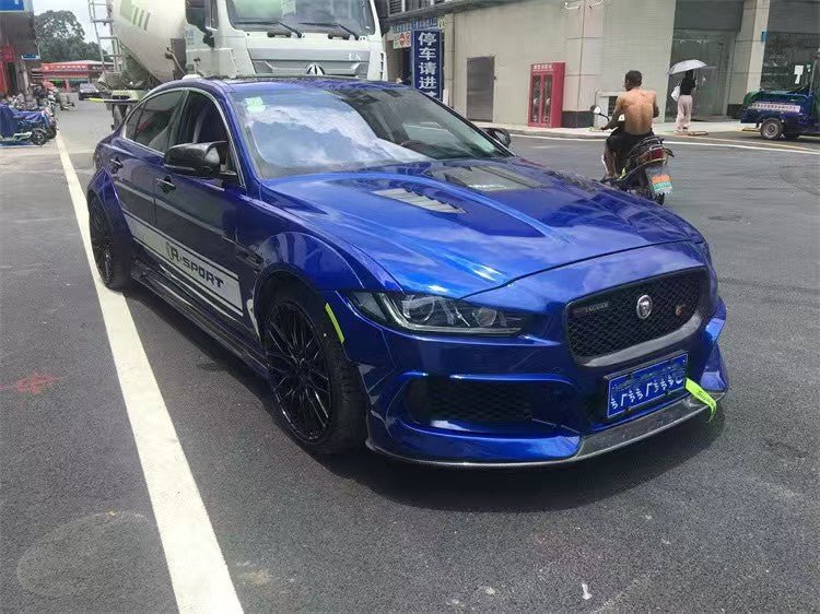 Jaguar XE 2015–2019 FRP Widebody Kit Aftermarket Carbon Fiber Part / Bodykit - Robot Bodykits