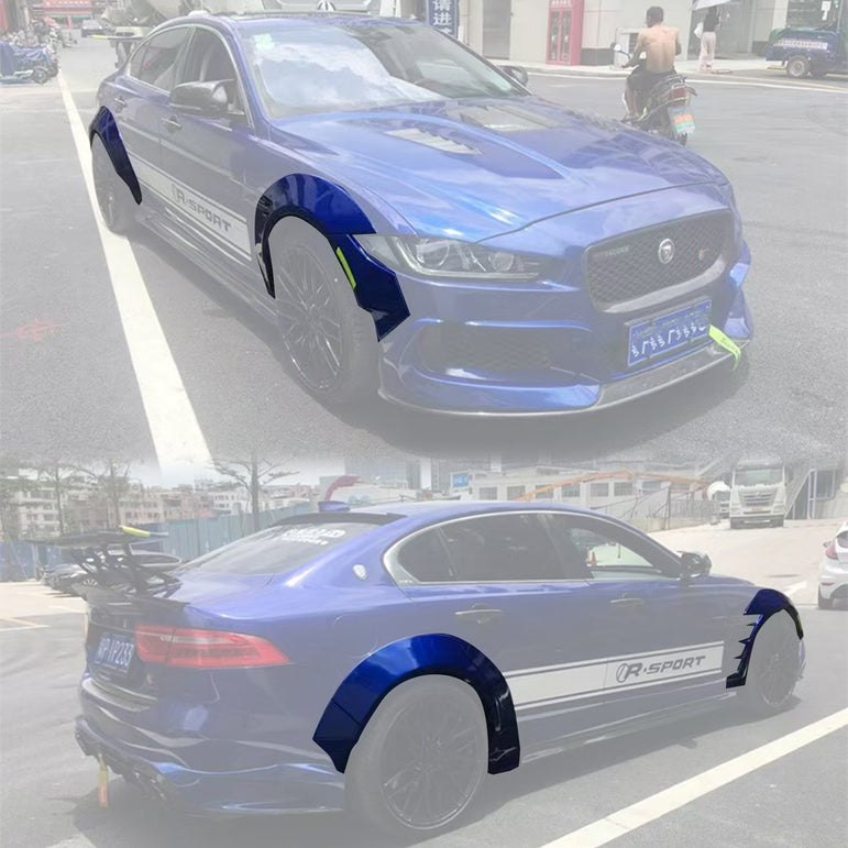 Jaguar XE 2015–2019 FRP Widebody Kit Aftermarket Carbon Fiber Part / Bodykit - Robot Bodykits