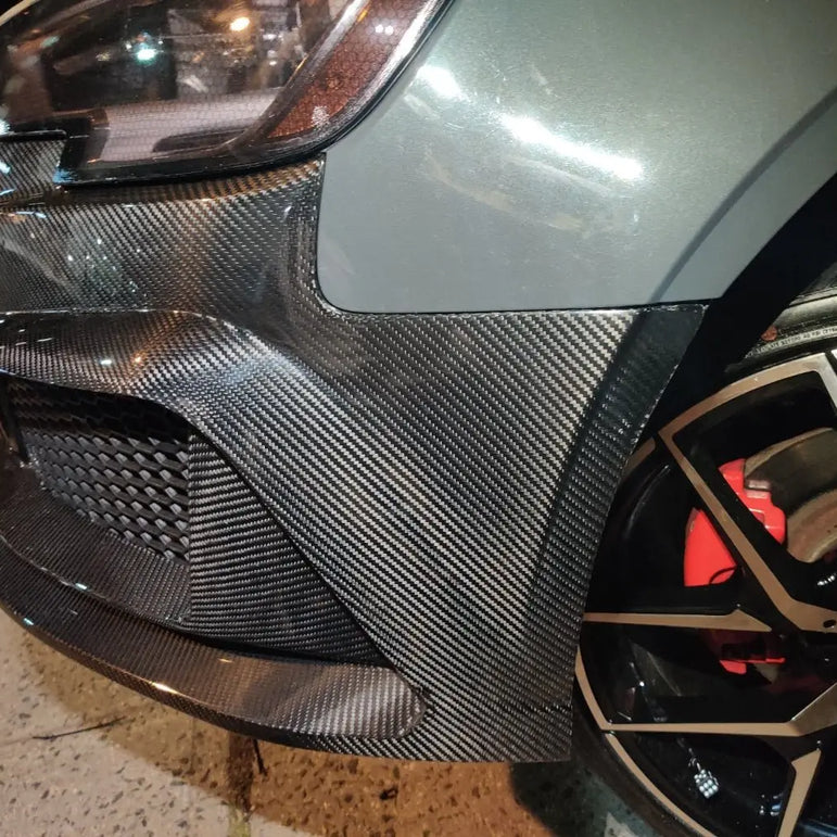 Karbel Carbon Dry Carbon Fiber RS3 Style Front Bumper for Audi A3 & A3 S Line & S3 2017-2020 8.5V