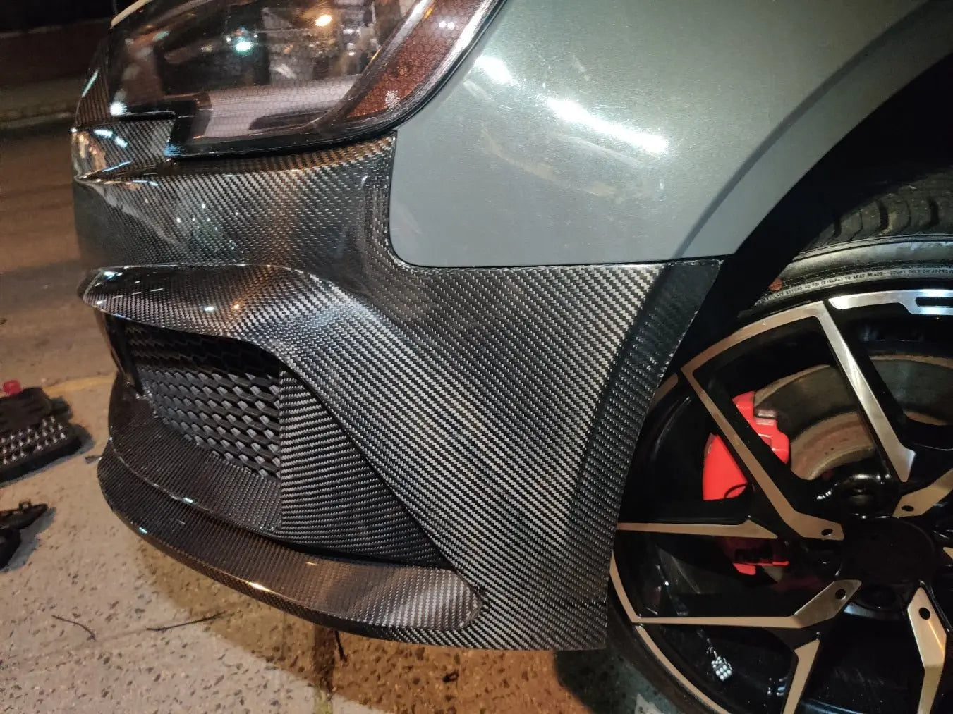 Karbel Carbon Dry Carbon Fiber RS3 Style Front Bumper for Audi A3 & A3 S Line & S3 2017-2020 8.5V