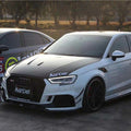 Karbel Dry Carbon Fiber Double-sided Hood Bonnet for Audi RS3 2018-2020 & S3 A3 2014-2020