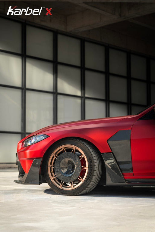 KARBEL - BMW M4 G82 G83 Dry Carbon Fibre (Prepreg) Side Skirts & Wings/Fender Aftermarket Carbon Fiber Part / Bodykit - Robot Bodykits