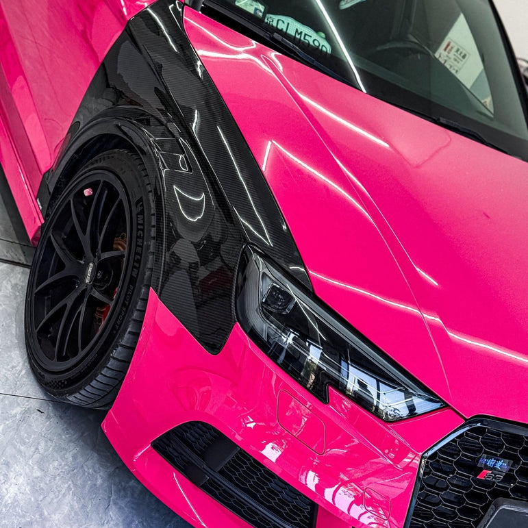 Karbel Carbon Dry Carbon Fiber Front Fenders for Audi A3 S3 8.5V 2017-2020 Sedan Aftermarket Carbon Fiber Part / Bodykit - Robot Bodykits