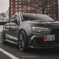 Karbel Carbon Dry Carbon Fiber RS3 Style Front Bumper for Audi A3 & A3 S Line & S3 2017 - 2020 8.5V Aftermarket Carbon Fiber Part / Bodykit - Robot Bodykits