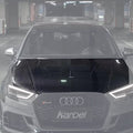 Karbel Dry Carbon Fiber Double-sided Hood Bonnet for Audi RS3 2018-2020 & S3 A3 2014-2020 Aftermarket Carbon Fiber Part / Bodykit - Robot Bodykits