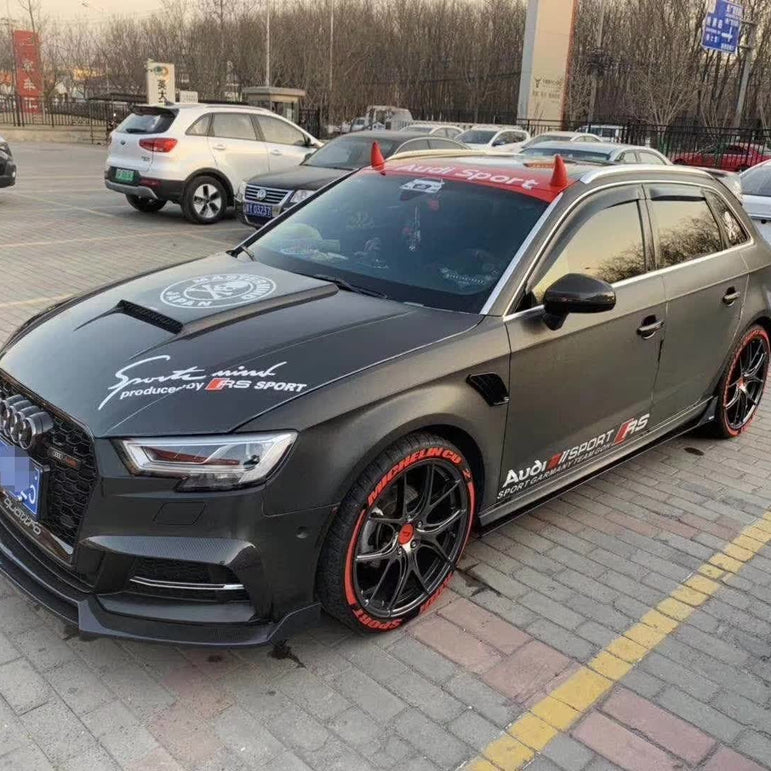 Karbel Dry - Carbon (Prepreg) Carbon Fiber Body Kit for Audi A3/S3 8v Hatchback (S - Line) (2017–2019) Aftermarket Carbon Fiber Part / Bodykit - Robot Bodykits