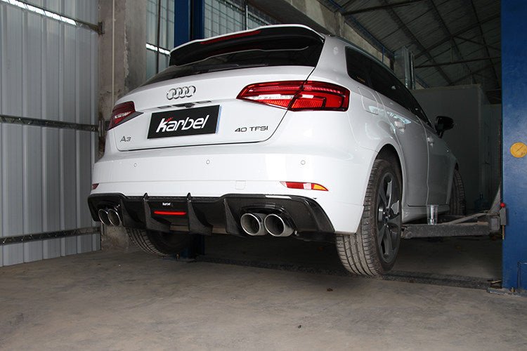 Karbel Dry - Carbon (Prepreg) Carbon Fiber Body Kit for Audi A3/S3 8v Hatchback (S - Line) (2017–2019) Aftermarket Carbon Fiber Part / Bodykit - Robot Bodykits