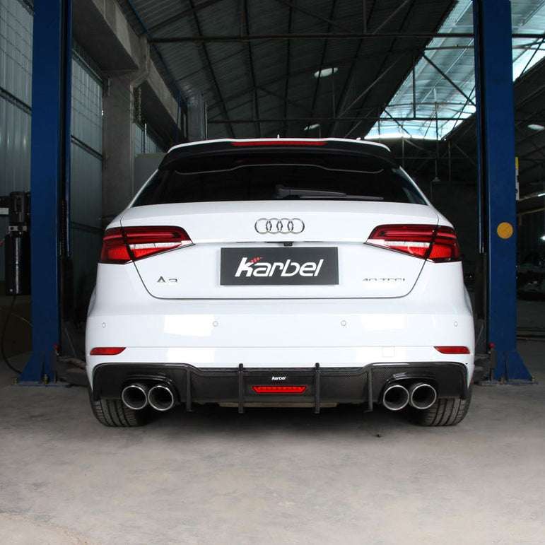Karbel Dry - Carbon (Prepreg) Carbon Fiber Body Kit for Audi A3/S3 8v Hatchback (S - Line) (2017–2019) Aftermarket Carbon Fiber Part / Bodykit - Robot Bodykits