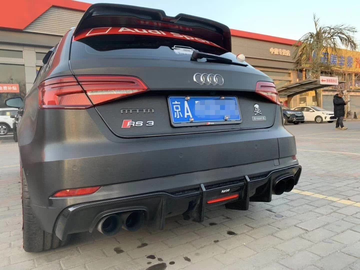 Karbel Dry - Carbon (Prepreg) Carbon Fiber Body Kit for Audi A3/S3 8v Hatchback (S - Line) (2017–2019) Aftermarket Carbon Fiber Part / Bodykit - Robot Bodykits