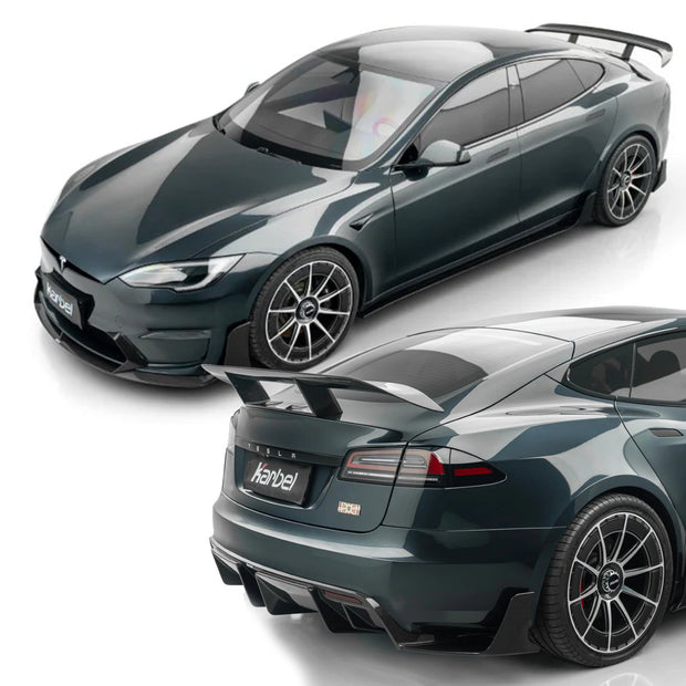 Karbel Dry - Carbon (Prepreg) Tesla Model S (3rd Gen) Full Bodykit Aftermarket Carbon Fiber Part / Bodykit - Robot Bodykits