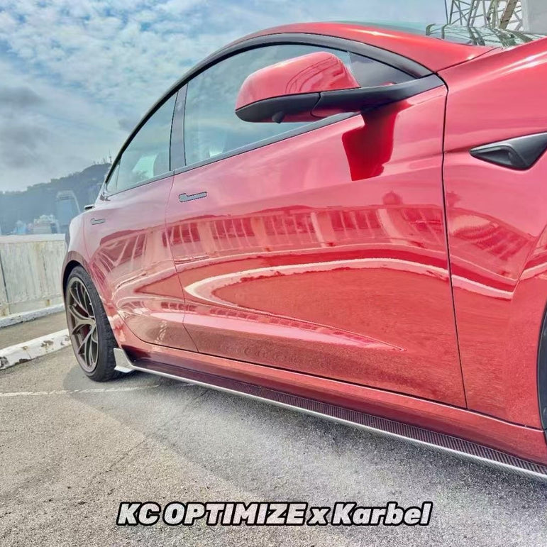 Karbel Model 3 Performance (Highland) Full Dry - Carbon Fibre Bodykit Aftermarket Carbon Fiber Part / Bodykit - Robot Bodykits