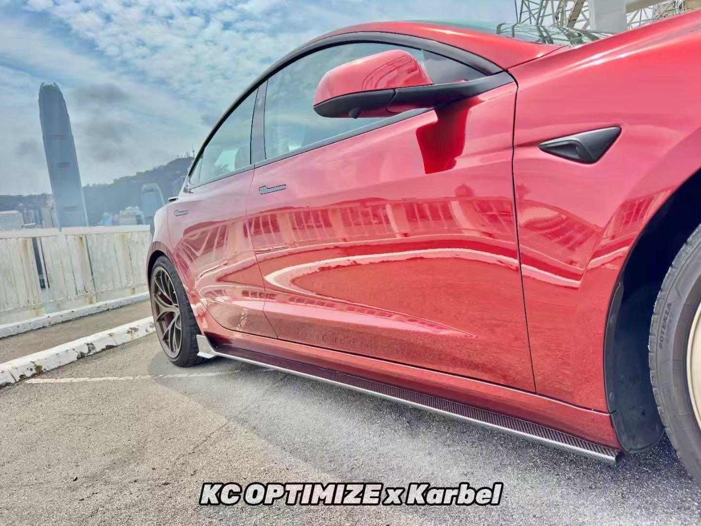 Karbel Model 3 Performance (Highland) Full Dry - Carbon Fibre Bodykit Aftermarket Carbon Fiber Part / Bodykit - Robot Bodykits