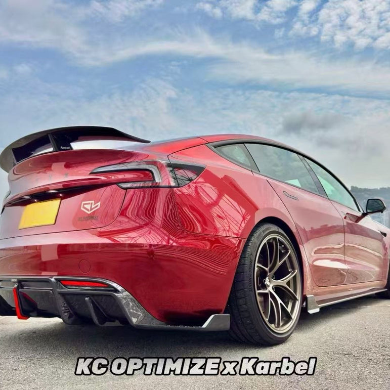 Karbel Model 3 Performance (Highland) Full Dry - Carbon Fibre Bodykit Aftermarket Carbon Fiber Part / Bodykit - Robot Bodykits