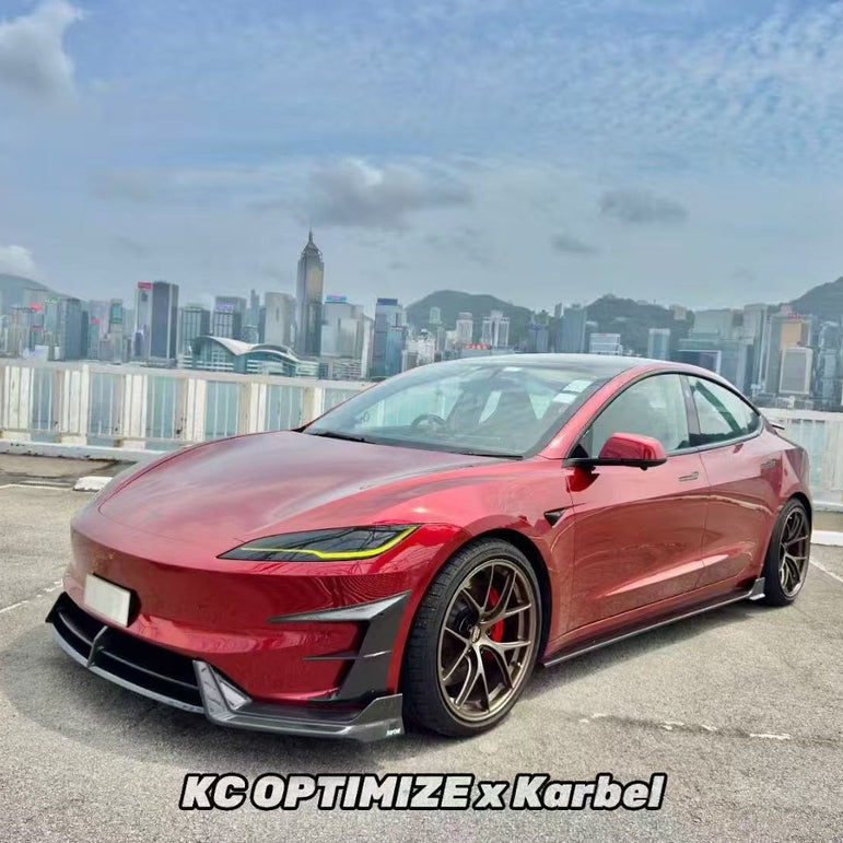 Karbel Model 3 Performance (Highland) Full Dry - Carbon Fibre Bodykit Aftermarket Carbon Fiber Part / Bodykit - Robot Bodykits