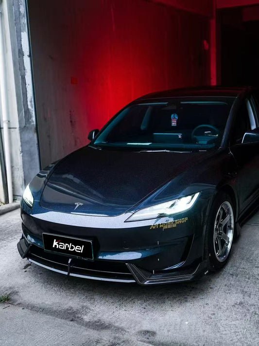 Karbel Model 3 Performance (Highland) Full Dry - Carbon Fibre Bodykit Aftermarket Carbon Fiber Part / Bodykit - Robot Bodykits