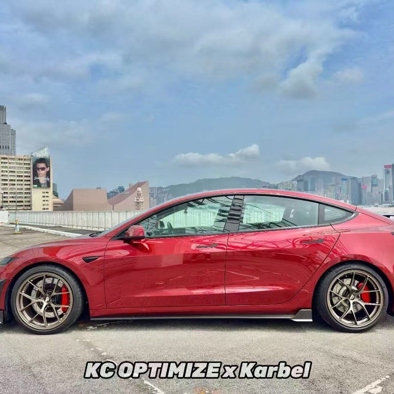 Karbel Model 3 Performance (Highland) Full Dry - Carbon Fibre Bodykit Aftermarket Carbon Fiber Part / Bodykit - Robot Bodykits