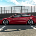 Karbel Pre - preg Carbon Fiber Side Skirts for Tesla Model 3 Highland / P 2024 - ON Aftermarket Carbon Fiber Part / Bodykit - Robot Bodykits