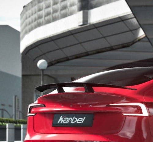 Karbel Pre - preg Carbon Fiber V1 GT Rear Wing for Tesla Model 3 Highland / P 2024 - ON Aftermarket Carbon Fiber Part / Bodykit - Robot Bodykits