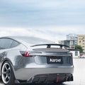 Karbel Pre - preg Carbon Fiber With Light Rear Diffuser & Canards for Tesla Model 3 Highland / P Aftermarket Carbon Fiber Part / Bodykit - Robot Bodykits