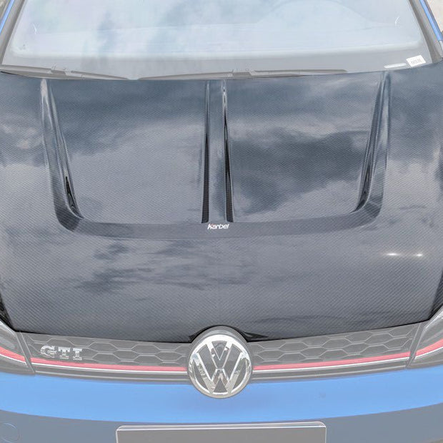 KARBEL - Volkswagen Golf Mk7 Mk7.5 Dry - Carbon Fibre Bonnet / Hood Aftermarket Carbon Fiber Part / Bodykit - Robot Bodykits
