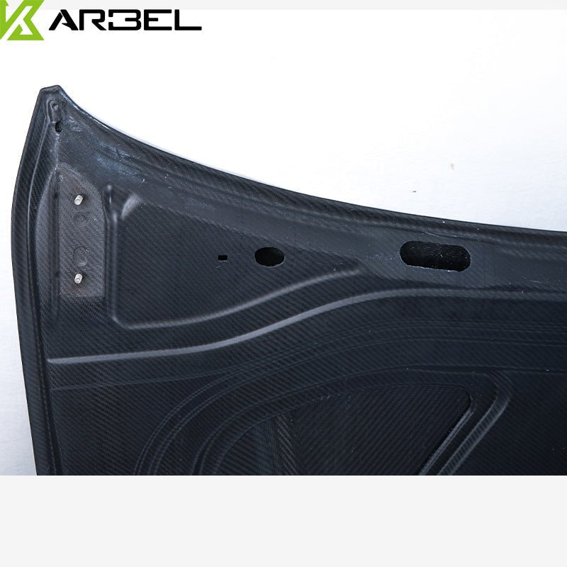 KARBEL - Volkswagen Golf Mk7 Mk7.5 Dry - Carbon Fibre Bonnet / Hood Aftermarket Carbon Fiber Part / Bodykit - Robot Bodykits