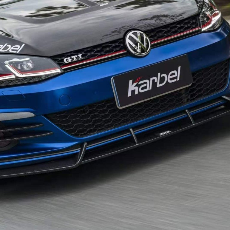 KARBEL - Volkswagen Golf Mk7 Mk7.5 Dry - Carbon Fibre Bonnet / Hood Aftermarket Carbon Fiber Part / Bodykit - Robot Bodykits