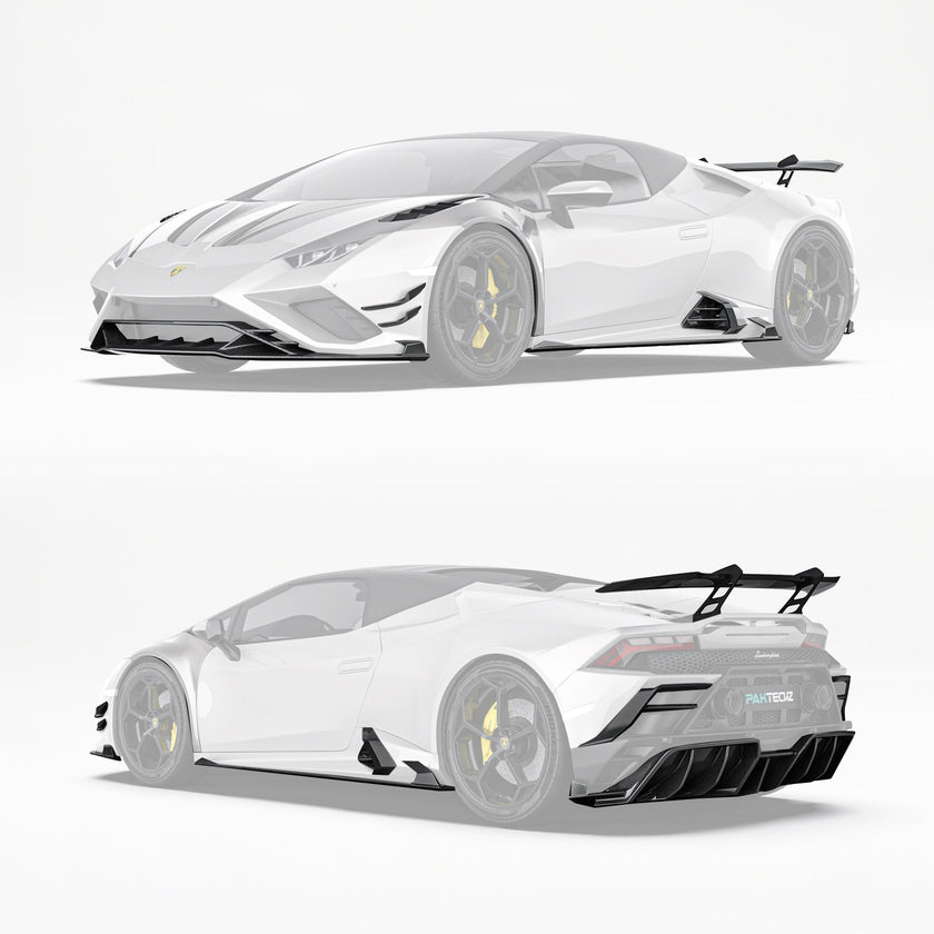 Lamborghini Huracan EVO Huracan EVO Paktechz Full Dry Carbon Aerodynamics kit Aftermarket Carbon Fiber Part / Bodykit - Robot Bodykits