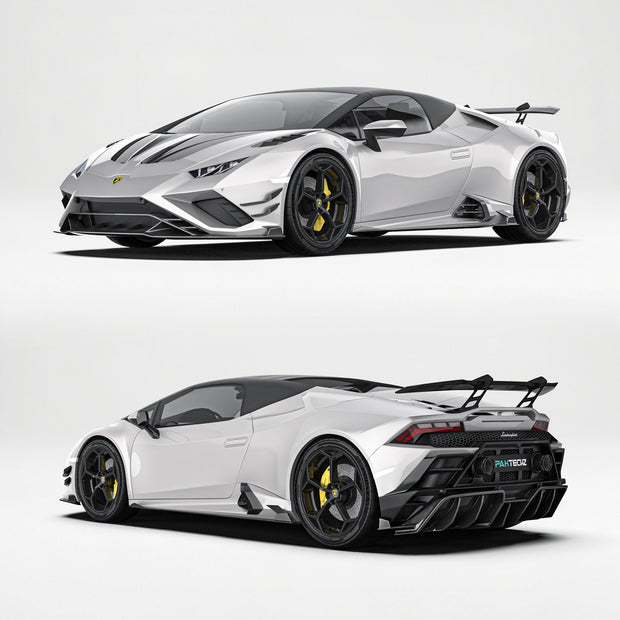 Lamborghini Huracan EVO Huracan EVO Paktechz Full Dry Carbon Aerodynamics kit Aftermarket Carbon Fiber Part / Bodykit - Robot Bodykits