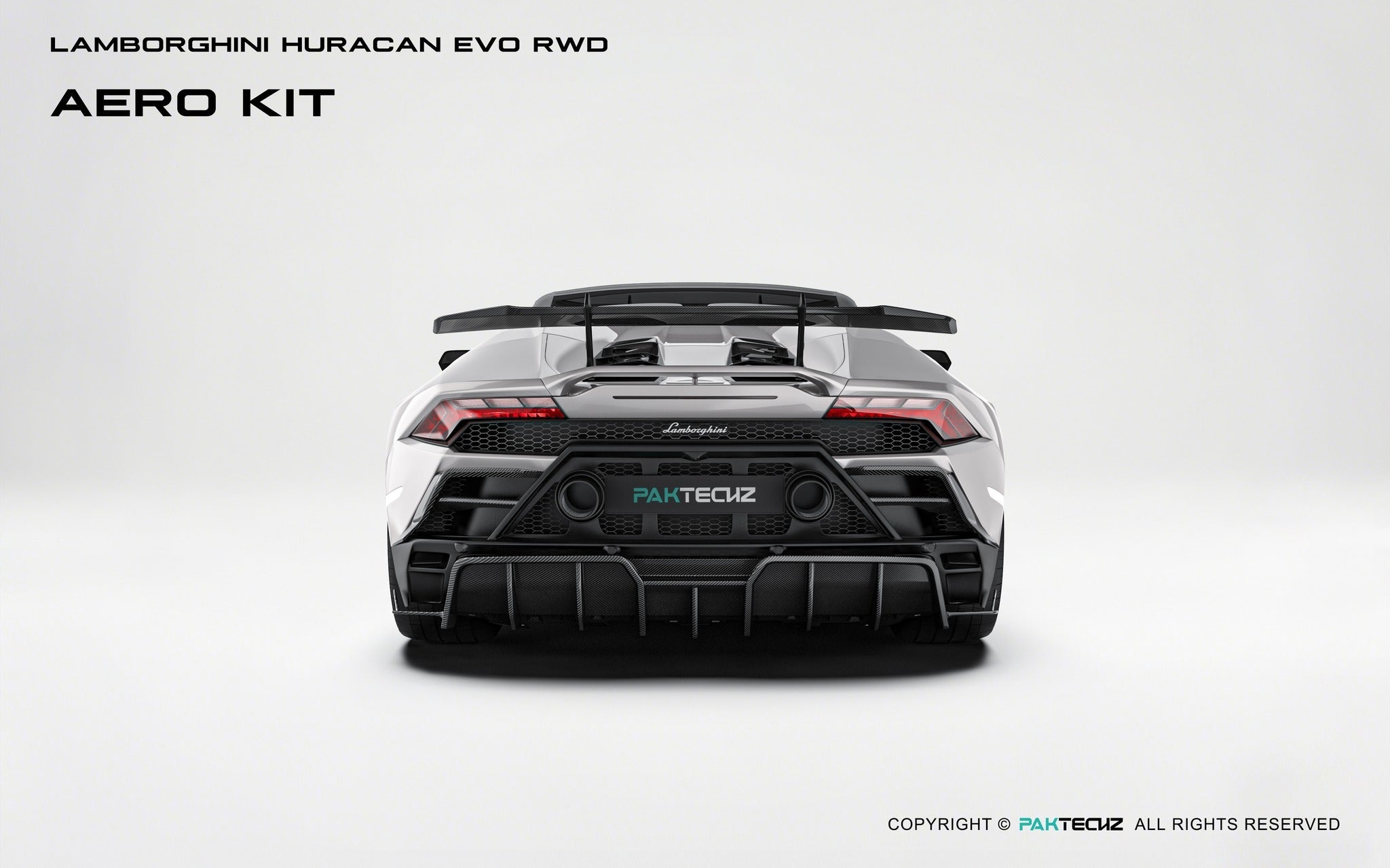 Lamborghini Huracan EVO Huracan EVO Paktechz Full Dry Carbon Aerodynamics kit Aftermarket Carbon Fiber Part / Bodykit - Robot Bodykits